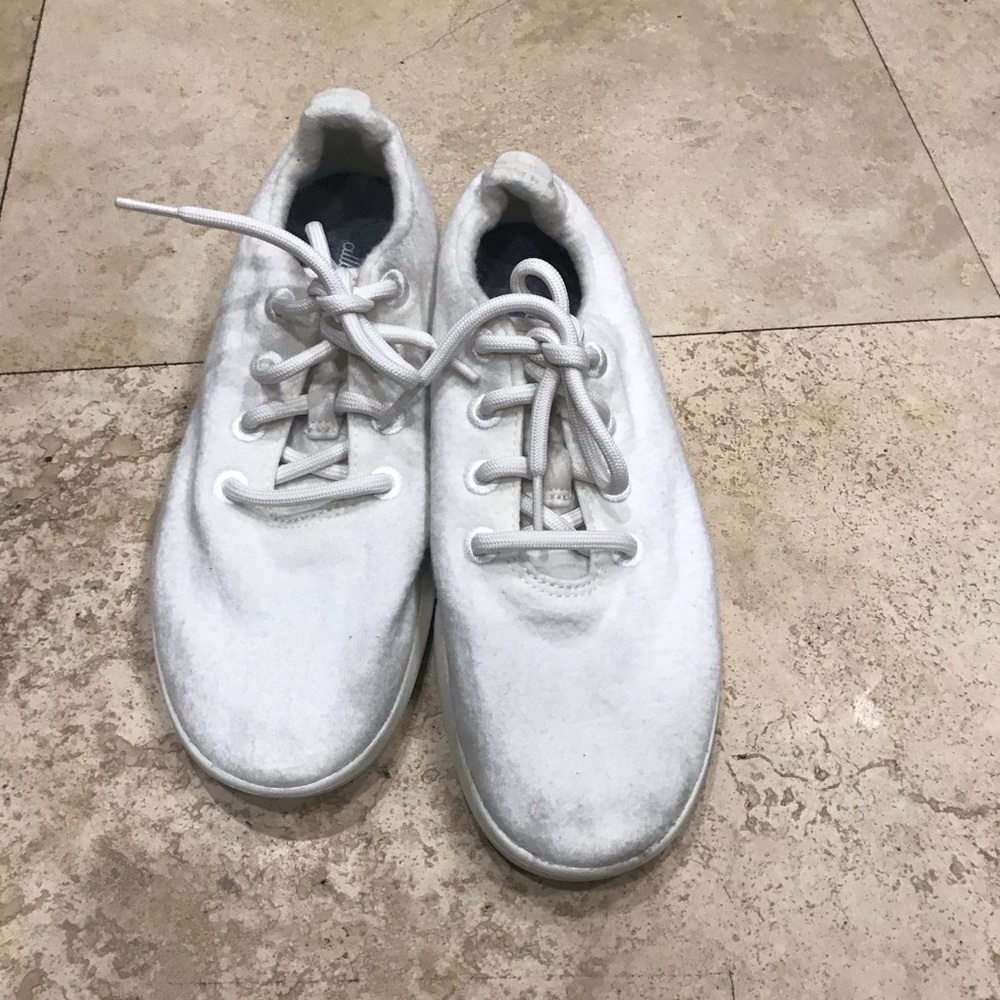 Allbirds natural white wool runner sneakers